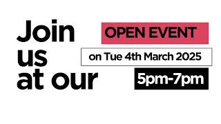 Join us at our Open Event | Croydon University Centre