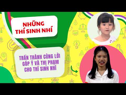 Trấn Thành cùng những lời góp ý và thị phạm cho thí sinh nhí cực dễ thương