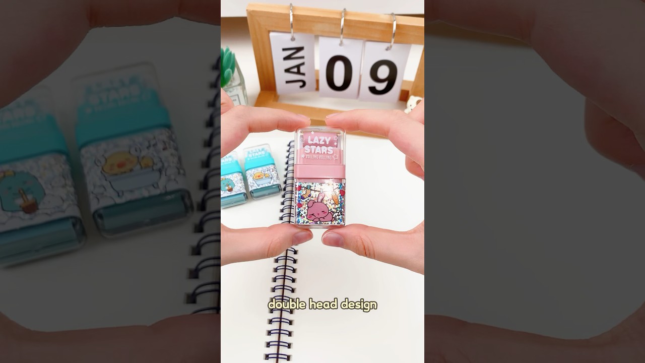Say goodbye to mistakes and messy erasing with our double-duty eraser!  