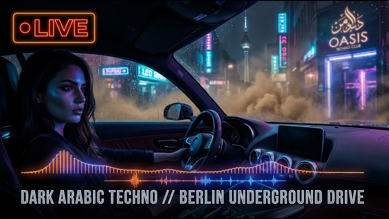 🔴 LIVE Arabic Desert Bass 🌙 Germany Night Vibes | Techno • Underground • Midnight Drive 2026