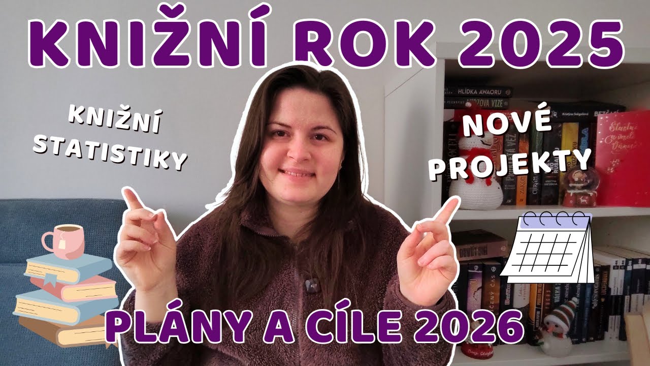Jaký byl můj knižní rok 2025 📚| Plány a cíle na 2026
