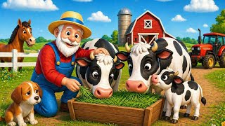 Old Macdonald Had A Farm   Kids Learning Animals And Farm Life  Nursery Rhymes For Toddlers 
