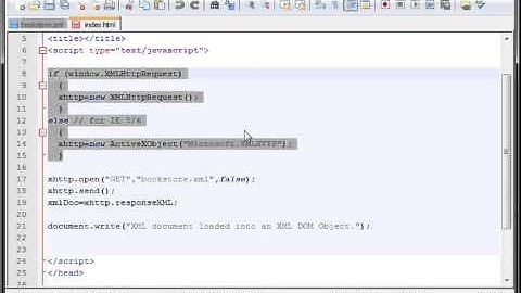 XML PART 10 XML DOM