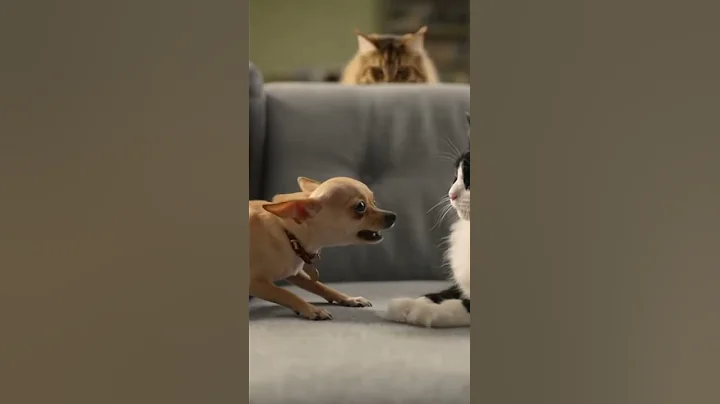 Video 11512871: maine coon, black cat fighting, cat meowing, cat black white, lion