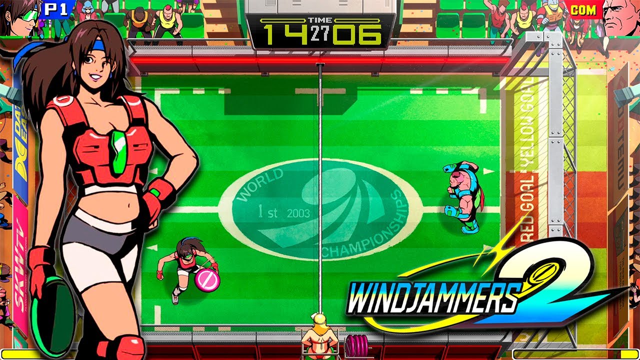 🥏WINDJAMMERS 2: MODO ARCADE - H.MITA🥏