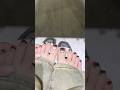 Easy Toenail Cat Eye design idea #shortvideo