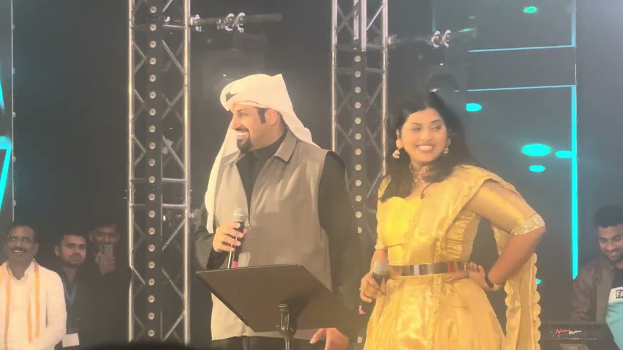 An kuwaiti singing south indian song (hit mass) 