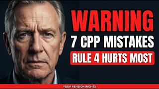 7 CPP Rules Quietly Draining Canadian Retirees — Rule 4 Hurts the Most