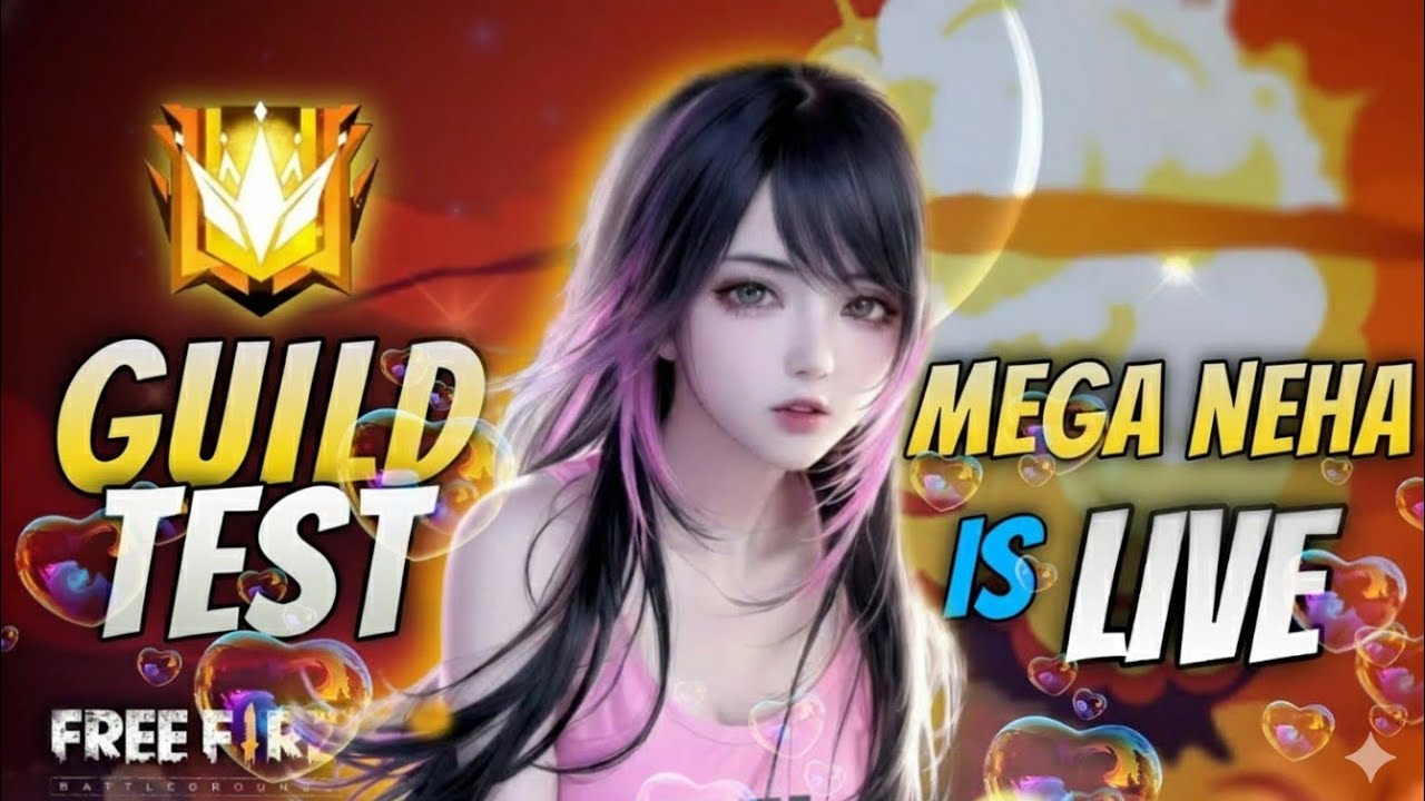 NEHA IS LIVE 🔴  HARDEST GUILD TEST 1V4 🤯 