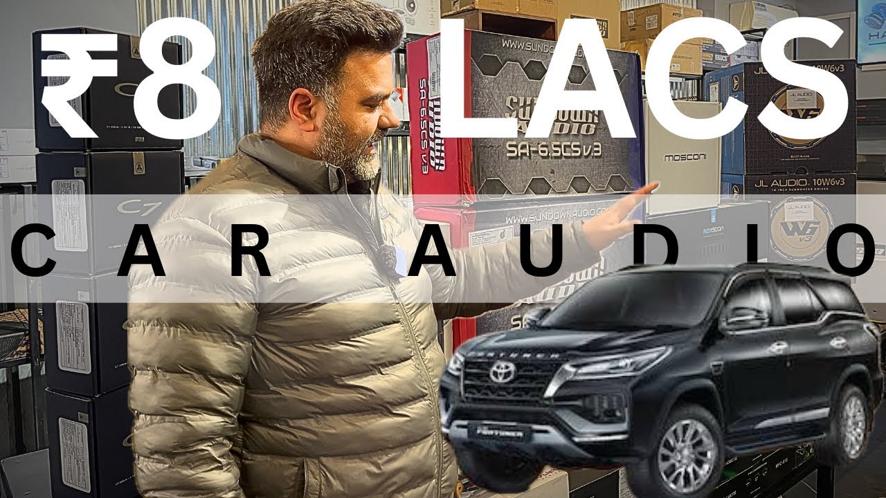 ₹8 LACS Audio Upgrade in Toyota Fortuner at SBA STEREOZ | Chandigarh | 