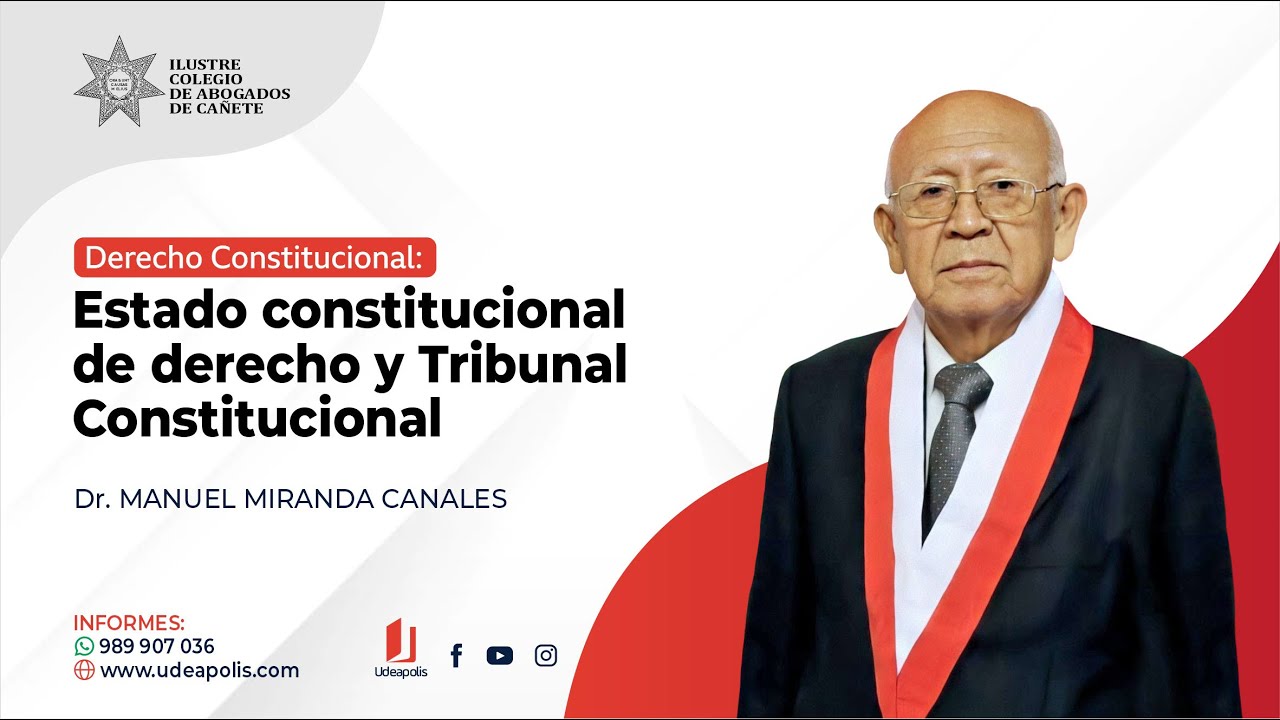 Estado Constitucional de Derecho y Tribunal Constitucional | Manuel ...