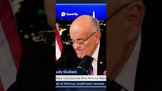 Rudy Giuliani's Buffering Moment: Hormuz Update Fails