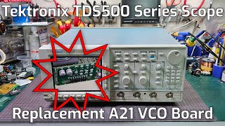 Tektronix TDS540 Repair - New VCO board!