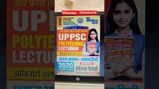 UPPSC Polytechnic Lecturer GS &amp; Hindi Book | 3520 MCQ | Chapterwise Solved Papers 2026