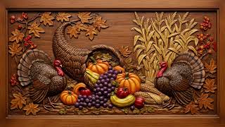 Thanksgiving Turkey Frame TV Art | Autumn Festive Screensaver Background For Your TV 🦃🍂