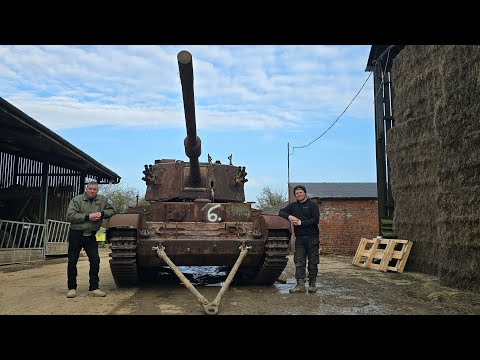 Climbing Around Our New WW2 TANK!