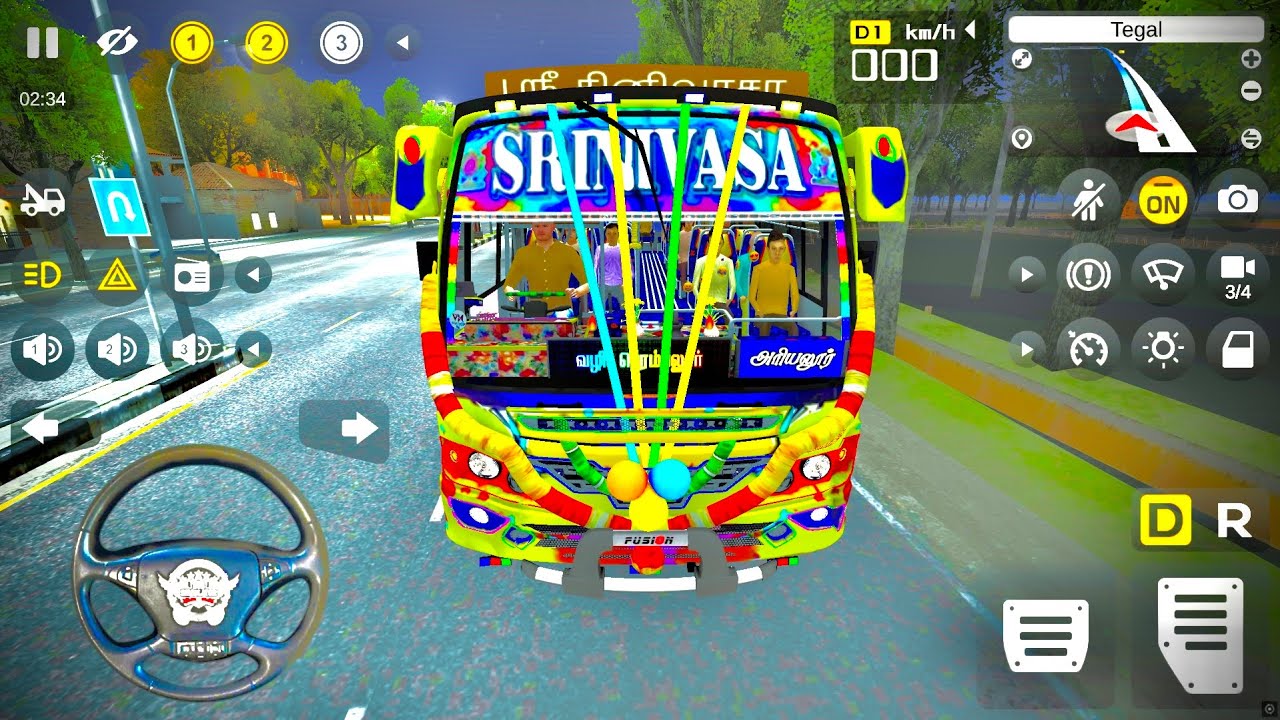🔴DJ BUS MOD FOR SPECIAL MARRIAGE✨! BUS SIMULATOR INDONESIA ! BUSSID