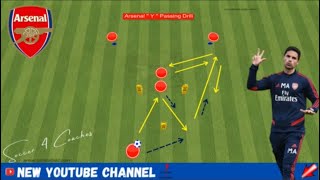 🎯 Y Passing Combination Drills / Arsenal Training