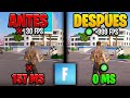 Cómo AUMENTAR FPS en Fortnite PC de gama baja 2025✅ Guía para Aumentar Rendimiento y Input Lag