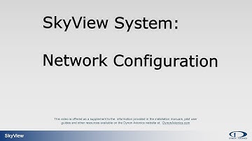 Configuring the Network in a SkyView System