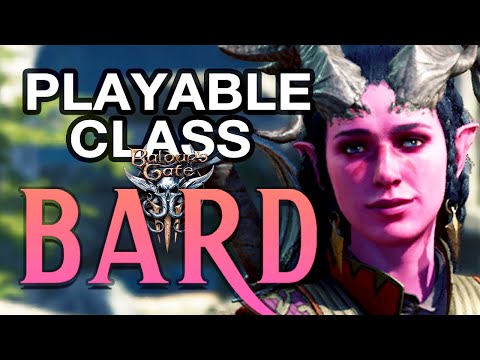 Playable Bard Class - Baldur's Gate 3