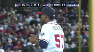 Baseball Video Highlights   Clips   NYM@ATL  Wright belts a three-run shot in th