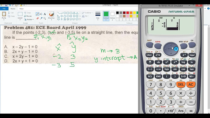 Find the equation of a line given two points calculator