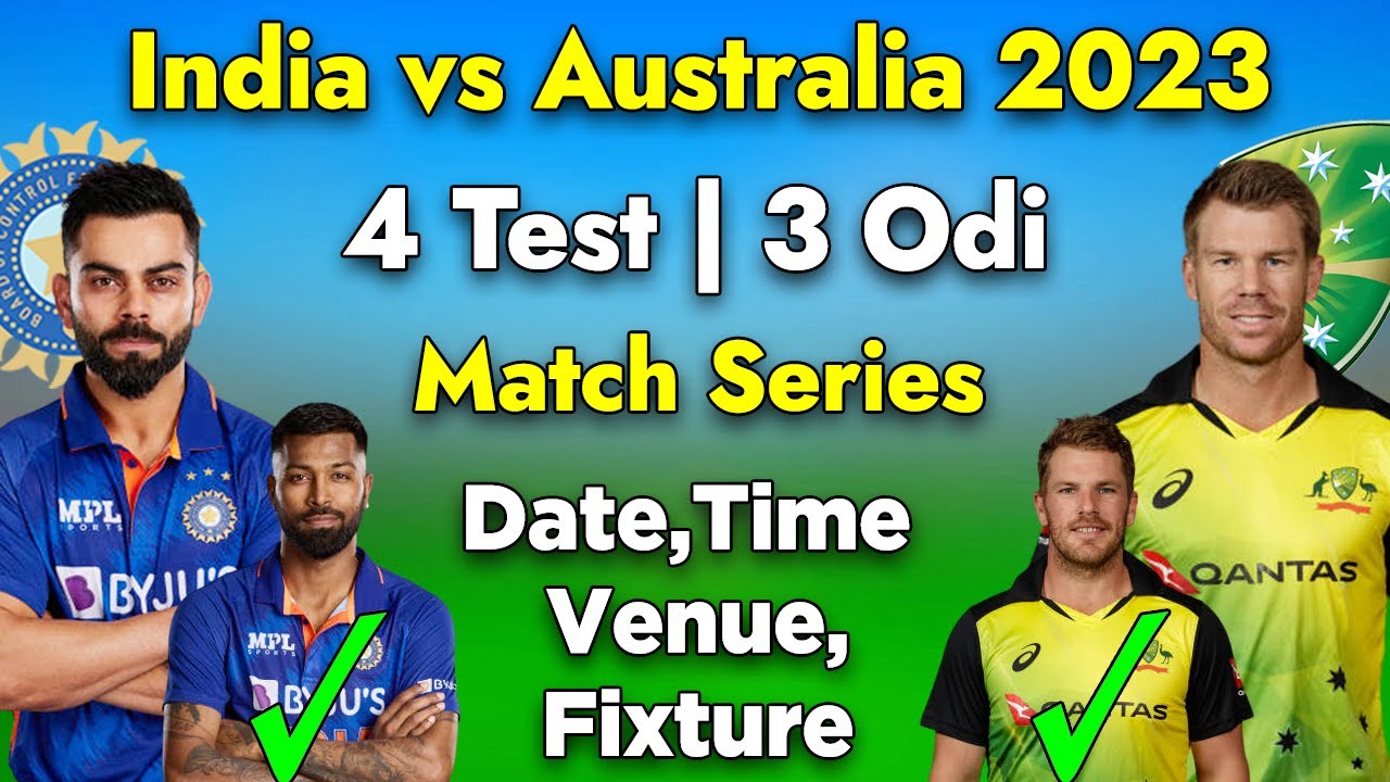 australia tour of india all matches