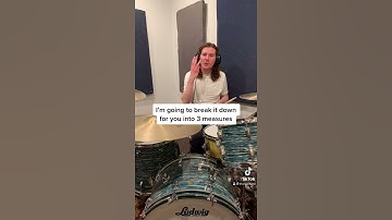 How to play the intro to Over The Mountain by OZZY OSBOURNE on DRUMS