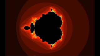 Fractal Morph z²+c (mandelbrot) to z² (circle of radius 2)