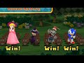 Step It Up Superstars: Peach vs Rosalina vs Mario vs Sonic in Mario Party 9 Challenge