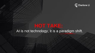 Hot take: AI isn’t technology