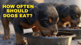 How Many Times A Day Should DOGS EAT?
