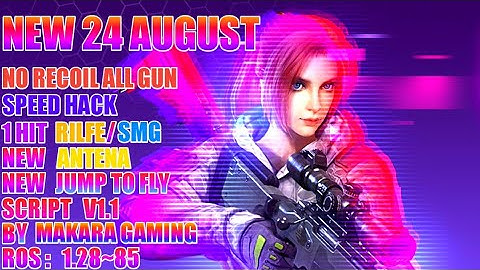 [UPDATE 24 AUG] NEW SCRIPT V1.1 Assets Bypass & Character Ros 1.28~85 / 1 Hit Rifle/Smg & No Recoil