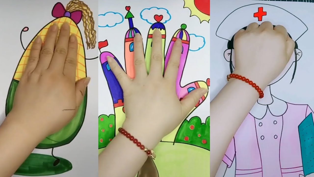 3 Handy palm Art for kids