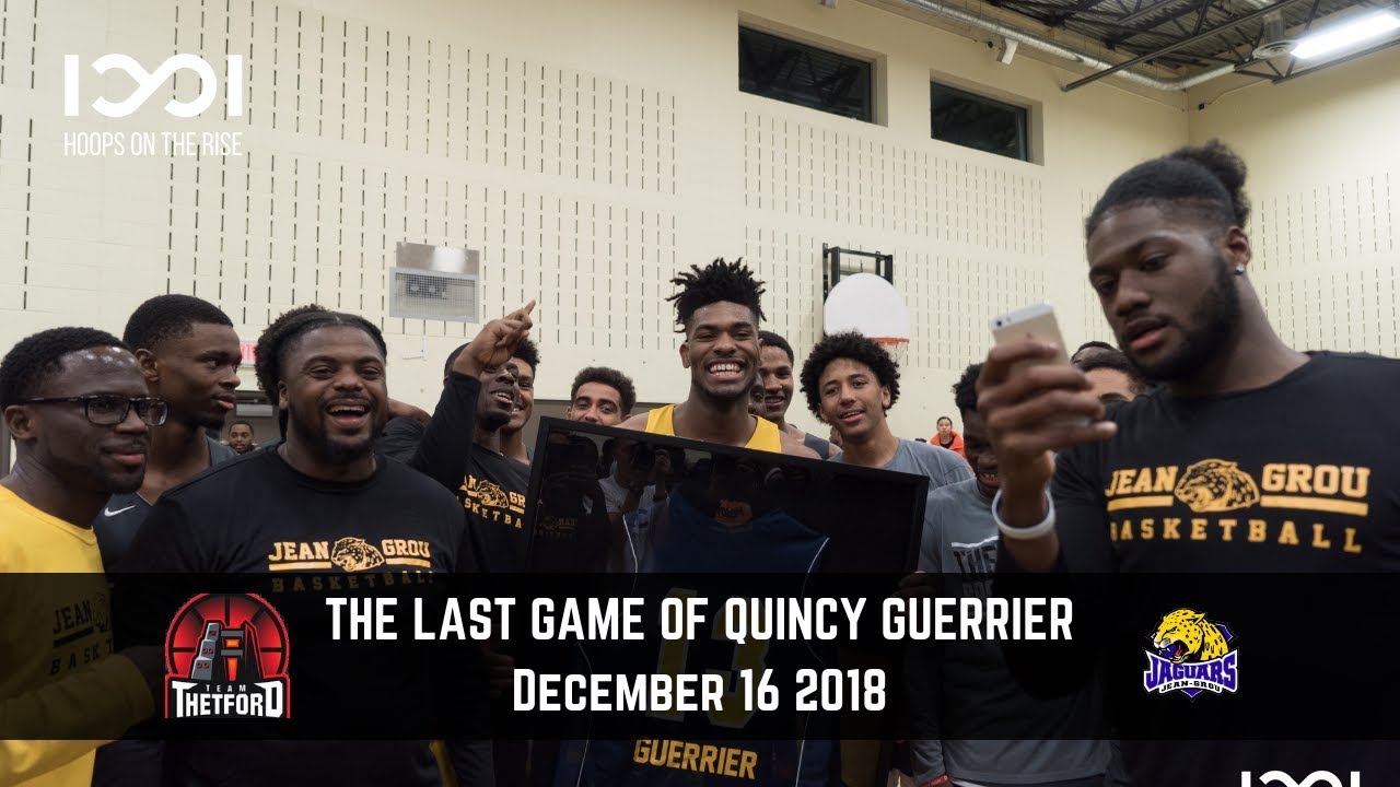 LAST GAME FOR QUINCY GUERRIER IN MONTREAL? Thetford vs JeanGrou December 16 2018 Full