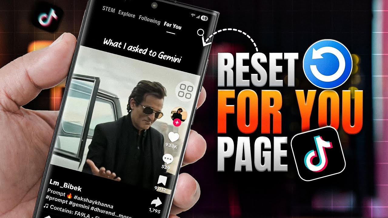 Как сбросить страницу "Для вас" в TikTok на Android | Как исправить FYP и сбросить алгоритм TikTo...