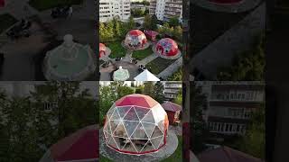 Всевозможные сферические шатры  #shorts