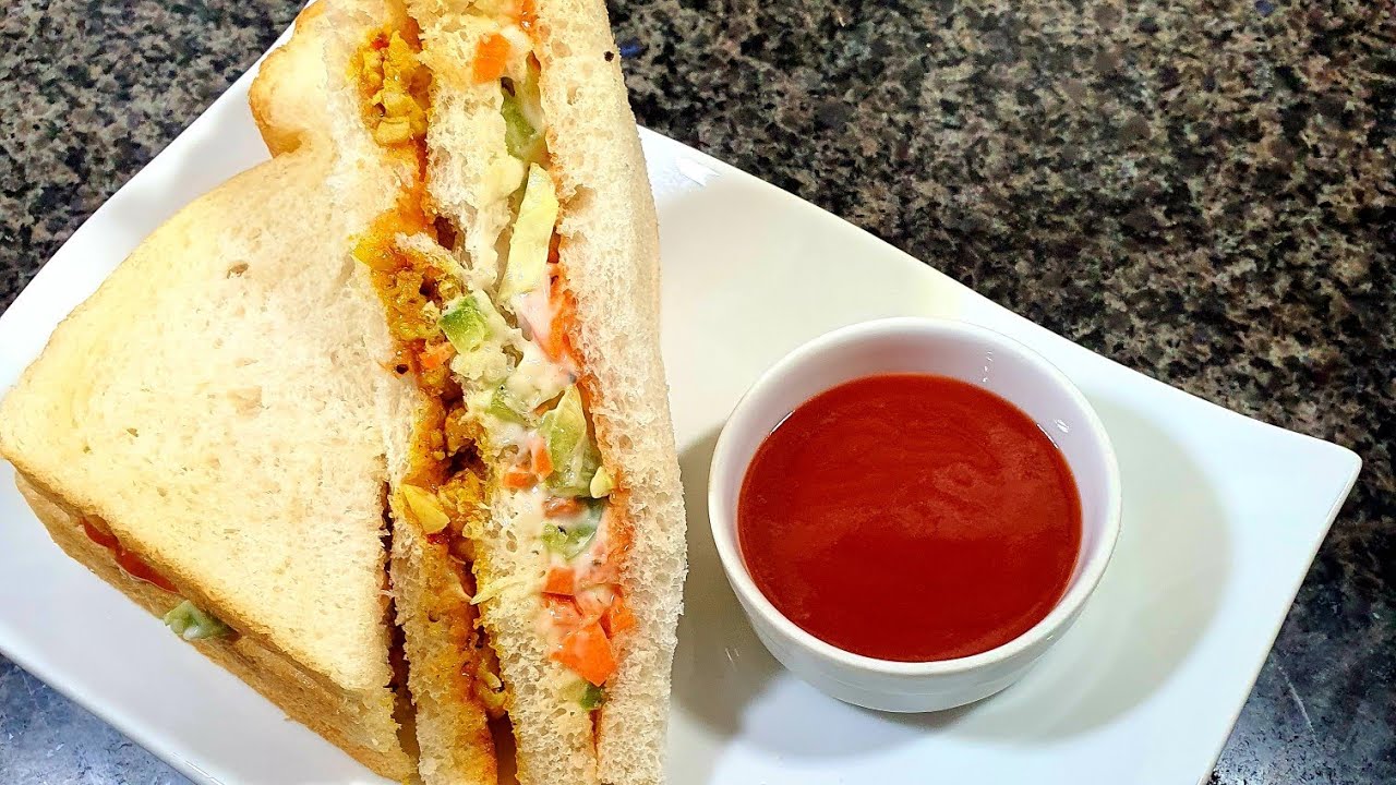 Chicken Tikka Sandwich Recipe/Mazydaar Sandwich/chicken tikka boti and