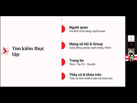 Video WORKSHOP KINH NGHIỆM THỰC TẬP CHO SINH VIÊN NĂM CUỐI - youtube
