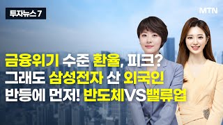 [투자뉴스7] 금융위기 수준 환율, 피크? 그래도 삼성전자 산 외국인 반등에 먼저! 반도체VS밸류업 / 머니투데이방송 (증시, 증권)