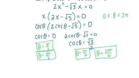 Solving trig equations day 1 notes