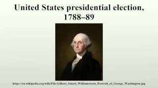 United States presidential election, 1788–89
