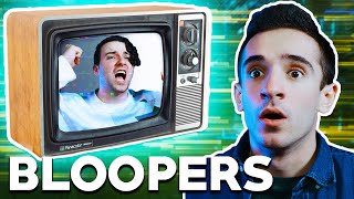 I'M STUCK IN A TV SHOW BLOOPERS!