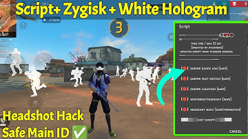 Free Fire Antiban Mod Zygisk+Script Free AimBot Headshot 🎯 Esp Location etc | AVGaming