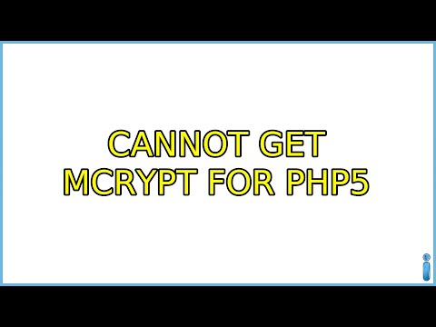 Ubuntu: Cannot get mcrypt for PHP5 (5 Solutions!!)