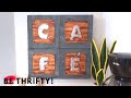 How to Make an Easy Industrial Sign | Trash To Treasure
