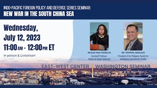 New War in the South China Sea: China's Unrestricted Warfare & the Role of US Indo-Pacific Strategy