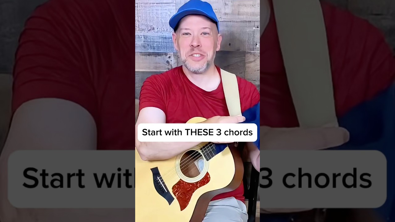 Guarda The 3 EASIEST chords for total beginners su YouTube Guarda The 3 EASIEST chords for total beginners su YouTube