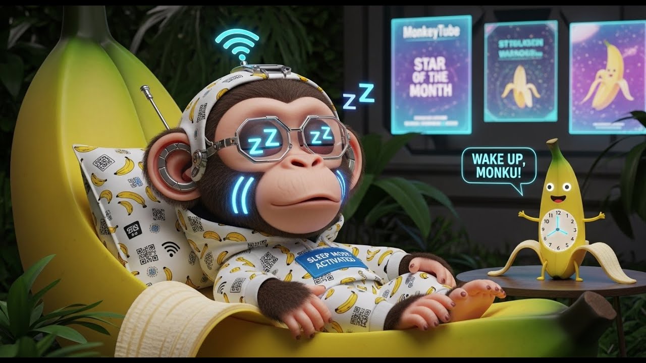 Ai monkey daily routine vlog